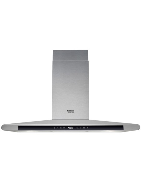 Hotpoint HLC 9.5S AT X HA cappa aspirante Cappa aspirante a parete Acciaio inossidabile 486 m³ h