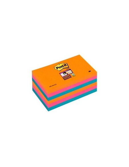 3M 655-6SS-EG pouch autoadesiva Quadrato Blu, Arancione, Rosa
