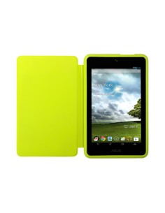 ASUS MeMO Pad HD 7 Persona Cover Custodia flip a libro Verde, Giallo