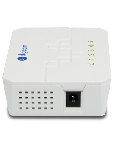 Digicom SWF05-T01 Fast Ethernet (10 100) Bianco