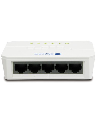 Digicom SWF05-T01 Fast Ethernet (10 100) Bianco