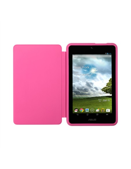 ASUS MeMO Pad HD 7 Persona Cover Custodia flip a libro Rosa