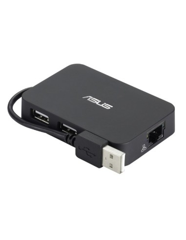 ASUS USB Hub + Ethernet Port Combo 480 Mbit s Nero