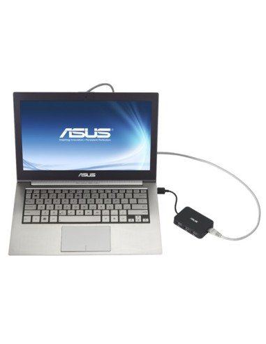 ASUS USB Hub + Ethernet Port Combo 480 Mbit s Nero