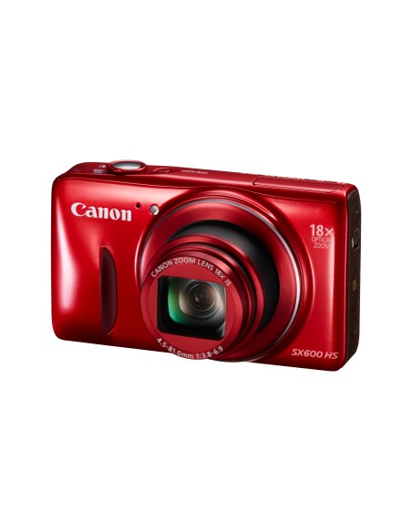 Canon PowerShot SX600 HS 1 2.3" Fotocamera compatta 16 MP CMOS 4608 x 3456 Pixel Rosso