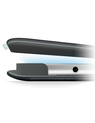 Logitech 939-000740 custodia per tablet 20,3 cm (8") Custodia a libro Nero, Carbonio