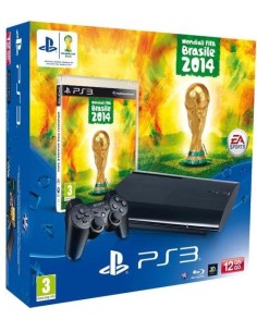 Sony 12GB PlayStation 3 + FIFA World Cup 2014 Wi-Fi Nero