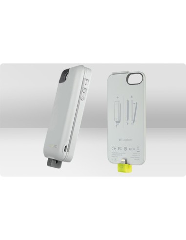 Logitech case+energy custodia per cellulare 10,2 cm (4") Cover Grigio