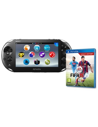 Sony PSVITA 2000 + FIFA15 console da gioco portatile 12,7 cm (5") 1 GB Touch screen Wi-Fi Nero