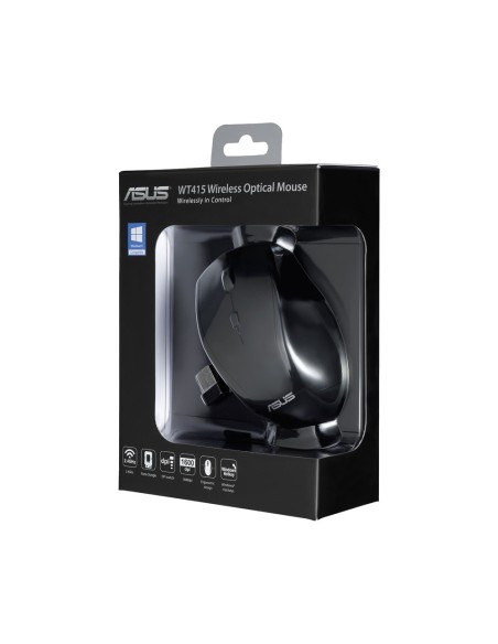 ASUS WT415 mouse Mano destra RF Wireless Ottico 1600 DPI