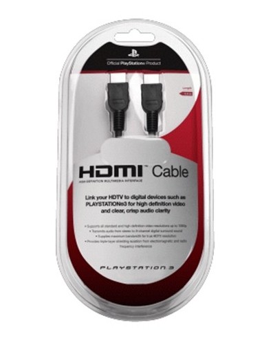 Sony HDMI Cable, PS3, 3m cavo HDMI HDMI tipo A (Standard) Nero