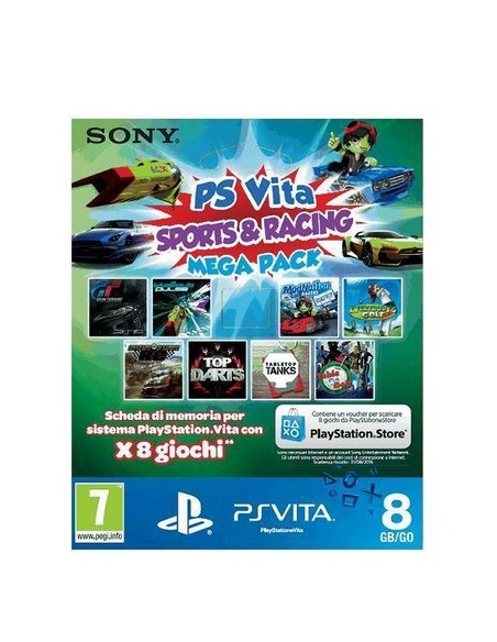 Sony 8GB MC + Mega Pack Sports E Racing Standard ITA PlayStation Vita