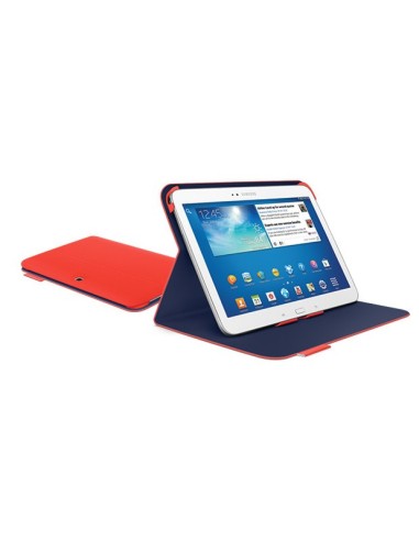 Logitech 939-000733 custodia per tablet 25,6 cm (10.1") Custodia a libro Arancione, Rosso