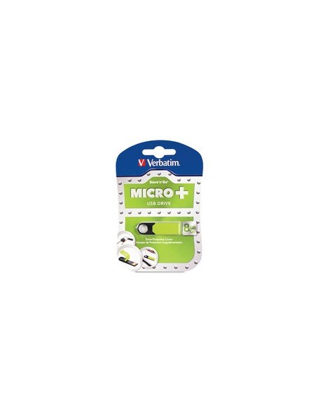 Verbatim Store 'n' Go 8GB unità flash USB USB tipo A 2.0 Nero, Verde