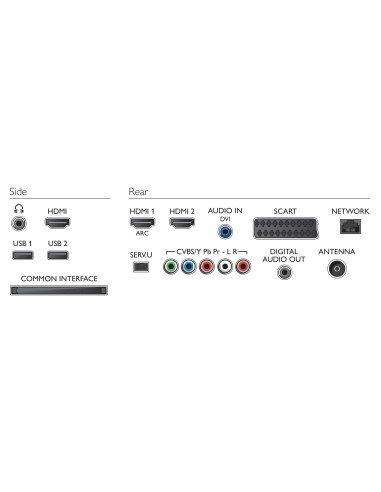 Philips 4000 series Smart TV LED 3D ultra sottile 46PFL4418H 12