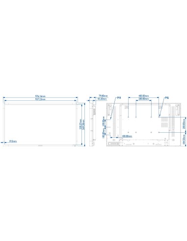 Philips Signage Solutions Display Multi-Touch BDL4254ET 00
