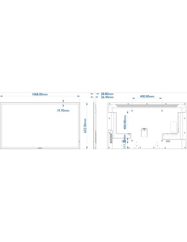 Philips Signage Solutions Display Q-Line BDL4620QL 00