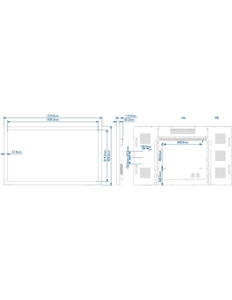 Philips Signage Solutions Display Multi-Touch BDL6524ET 00
