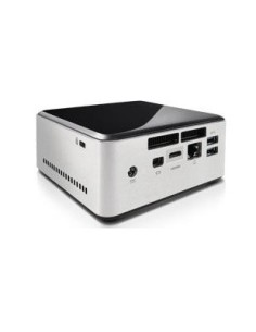 Intel BOXD34010WYKH2 barebone per PC stazione di lavoro UCFF Nero, Argento BGA 1168 i3-4010U 1,7 GHz
