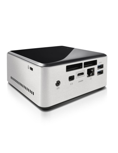 Intel BOXD54250WYKH2 barebone per PC stazione di lavoro UCFF Nero, Argento BGA 1168 i5-4250U 1,3 GHz
