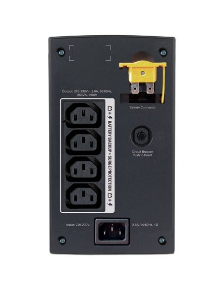 APC BX650CI gruppo di continuità (UPS) 0,65 kVA 390 W 5 presa(e) AC
