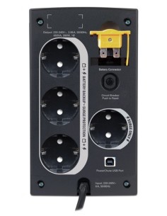 APC BX650CI-GR gruppo di continuità (UPS) 0,65 kVA 390 W 4 presa(e) AC