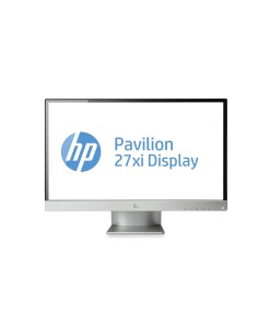 HP Pavilion 27xi 68,6 cm (27") 1920 x 1080 Pixel Full HD LED Nero, Argento