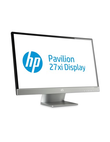 HP Pavilion 27xi 68,6 cm (27") 1920 x 1080 Pixel Full HD LED Nero, Argento