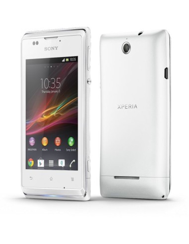 Sony Xperia E 8,89 cm (3.5") SIM singola Android 4.1 3G 0,5 GB 4 GB 1530 mAh Bianco