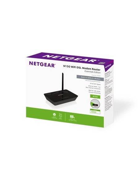 NETGEAR D500 router wireless Fast Ethernet 4G