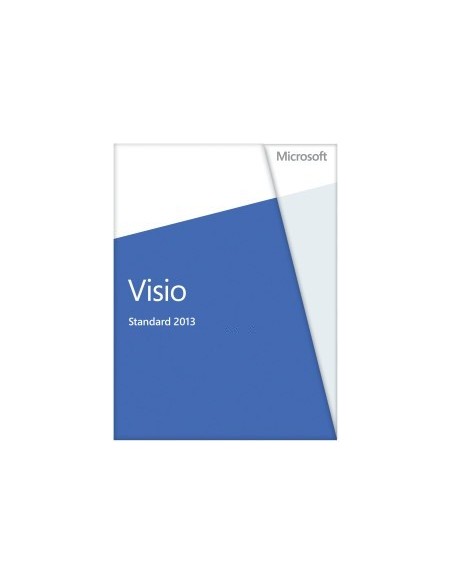 Microsoft Visio Standard 2013, x32 64, 1u, ENG 1 licenza e