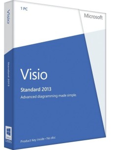 Microsoft Visio Professional 2013, OLP-NL, 1u 1 licenza e