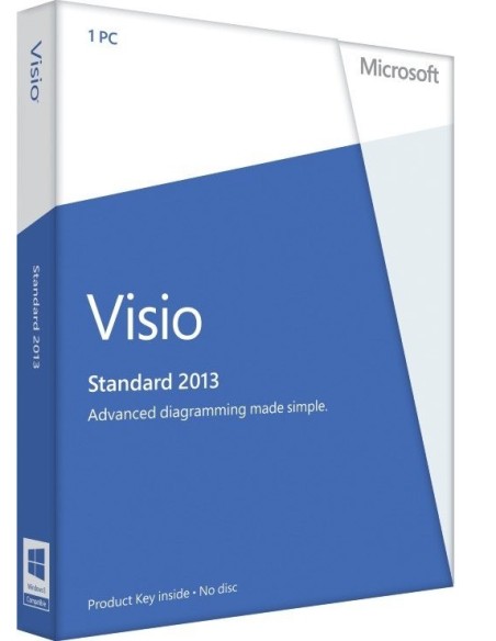 Microsoft Visio Professional 2013, OLP-NL, 1u 1 licenza e
