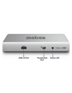 Matrox DS1 HDMI Thunderbolt docking station Cablato Argento 2