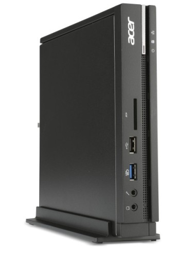 Acer Veriton N 2120G DDR3-SDRAM E1-2650 USFF AMD E 4 GB 500 GB HDD FreeDOS Mini PC Nero