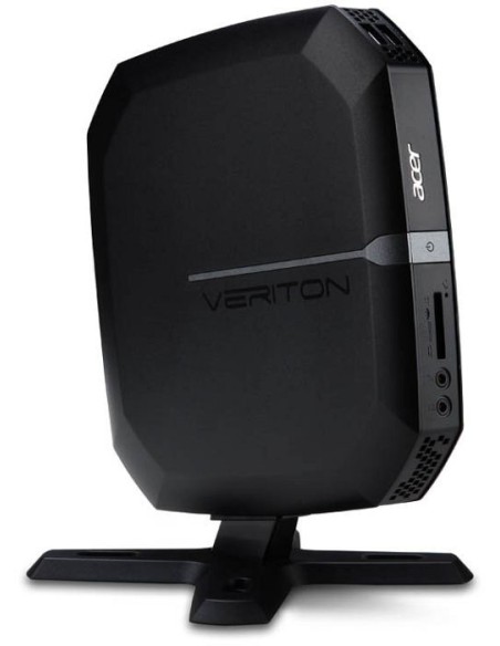 Acer Veriton 2620G DDR3-SDRAM 1017U Mini PCI Intel® Celeron® 4 GB 500 GB HDD FreeDOS Mini PC Nero, Grigio