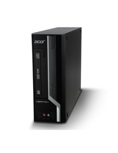 Acer Veriton X2630G DDR3-SDRAM G1820 SFF Intel® Celeron® G 2 GB 500 GB HDD FreeDOS PC Nero