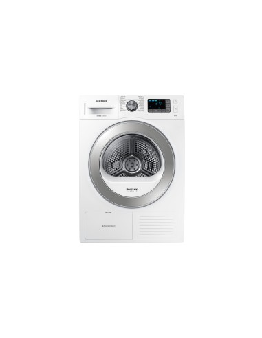 Samsung DV90F5E6HGW asciugatrice Libera installazione Caricamento frontale 9 kg A++ Cromo, Bianco
