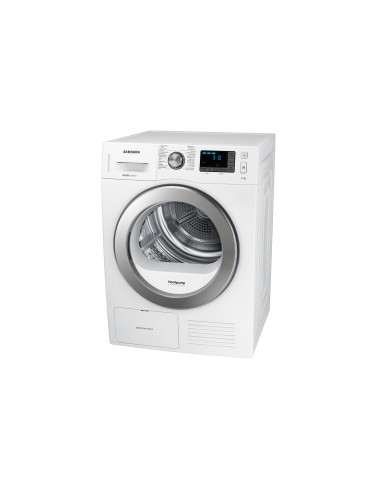 Samsung DV90F5E6HGW asciugatrice Libera installazione Caricamento frontale 9 kg A++ Cromo, Bianco