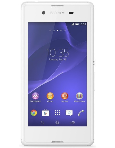 Sony Xperia E3 11,4 cm (4.5") SIM singola Android 4.4 4G Micro-USB B 1 GB 4 GB 2330 mAh Bianco