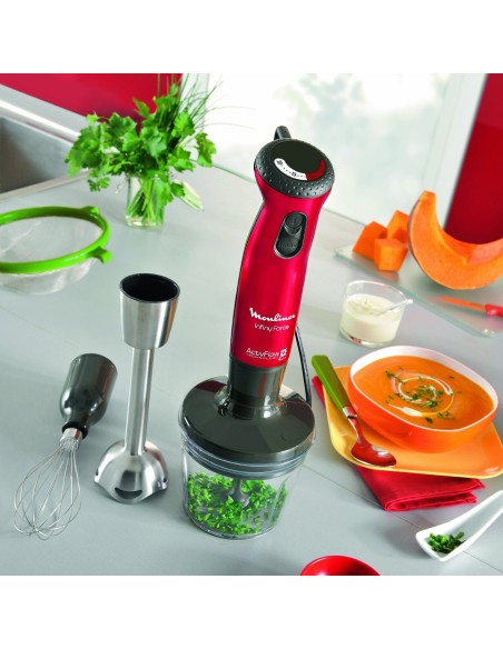 Moulinex DD863G frullatore 0,5 L Frullatore ad immersione 700 W Rosso