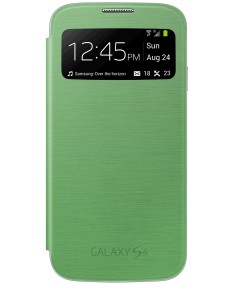 Samsung S View custodia per cellulare Custodia flip a libro Verde