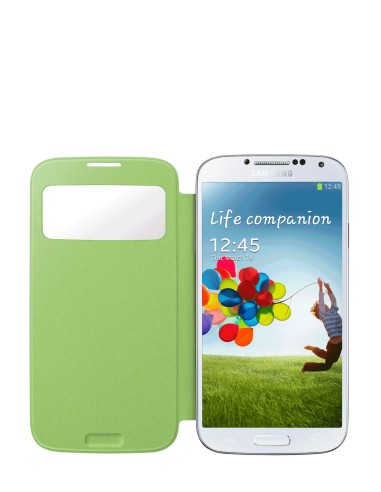 Samsung S View custodia per cellulare Custodia flip a libro Verde