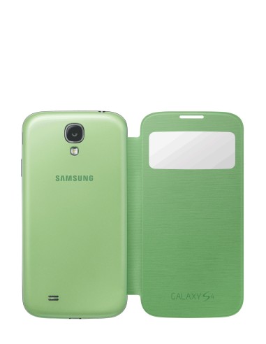 Samsung S View custodia per cellulare Custodia flip a libro Verde