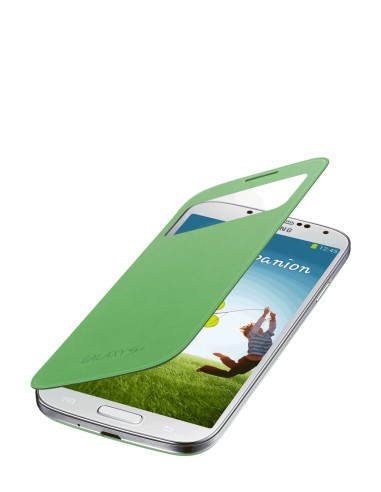 Samsung S View custodia per cellulare Custodia flip a libro Verde