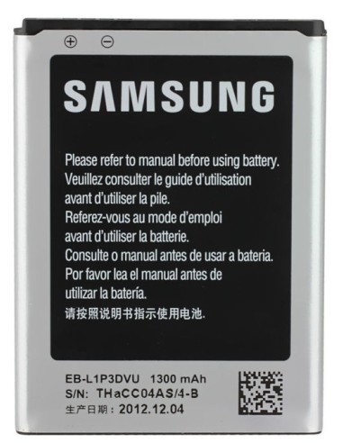 Samsung 1300mAh Li-Ion Batteria Nero, Argento