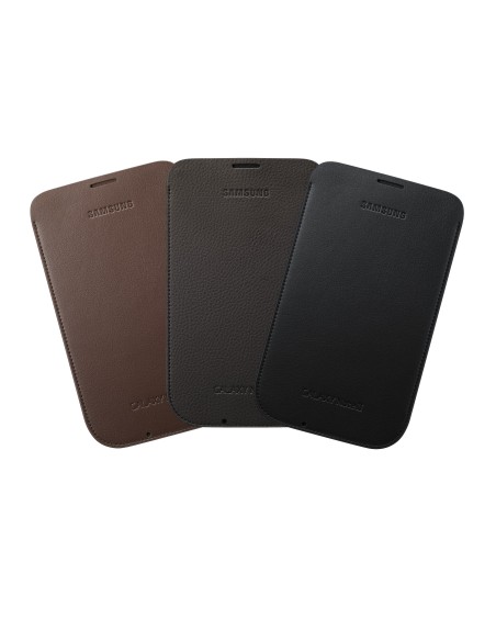 Samsung Leather Pouch Custodia a sacchetto Nero