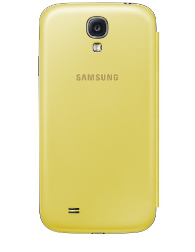 Samsung S View custodia per cellulare Custodia flip a libro Giallo