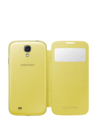 Samsung S View custodia per cellulare Custodia flip a libro Giallo