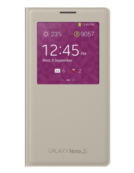 Samsung S View custodia per cellulare Cover Beige